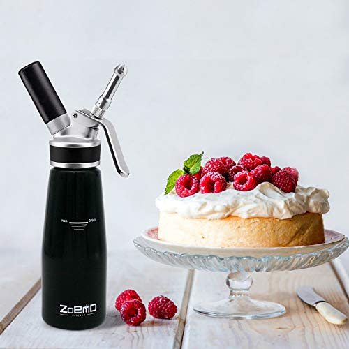 ZOEMO Profesional Whipped Cream Dispenser Ugraded Full Metal Cream