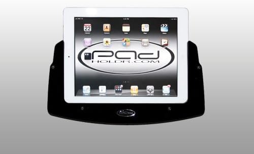 Padholder Edge Series Tablet Holder with Wall Step Off Mount for iPad and Other Tablets (PHEHMB)