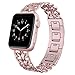 AFTRYOUGO AOKAY Replacement Bands Compatible for Apple Watch 38mm 42mm Stainless Steel Metal Cowboy Chain Strap Wrist Band for Apple Watch 40mm 44mm Series 4 3 2 1 Sport and Edition