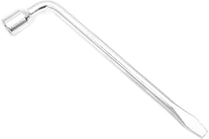 Car Spare Tire Wrench 17/19/21/22/23/24mm L-Type Slotted End Socket Repair Car Spare Tire Lug Wrench Spanners Wheel Replaceme