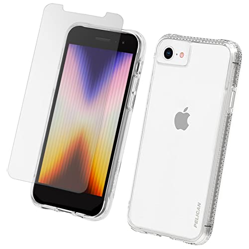 Pelican iPhone 8 / SE Case with Screen Protector [Wireless Charging Compatible]…