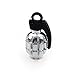 Ularmo 2PCS Grenade Alloy Valve Caps Dust Covers Bike Bicycle MTB BMX Car (silver)