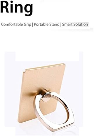 * GOLD * Universal Ring Grip / Holder / Stand with 360 Rotation Ring Hook for cell phone, Apple iPhone 6s 6 Plus, Samsung Galaxy S6 Edge, iPad. Anti-drop &amp; Anti-theft Clasp