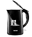 Chefman Electric Tea/Water Kettle, Seamless Stainless Steel Double Wall Interior and Cool-to-Touch Exterior, 1.7 Liter/1.8 Quart - RJ11-17-CTB