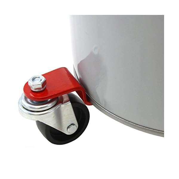 Heavy Duty 5 Gallon Drum Bucket Dolly Dollies Steel Frame Easy Push