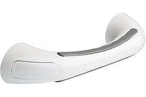 Delta Designer (1-Pack) 9' Assist Bar ADA Compliant White Bathroom Safety Soft Handle | Wall Mount 300 lb Capacity, Balance, 