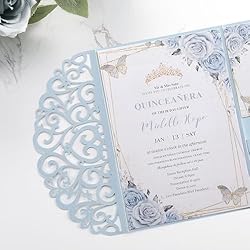 Wedding Invitations with Envelopes and RSVP