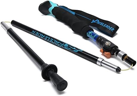 abellxz Hiking Sticks/Collapsible Trekking Poles/Lightweight and Adjustable Height Climbing Sticks with EVA Foam Handle(Blue)