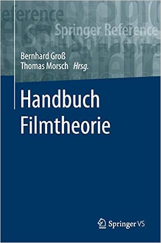Handbuch Filmtheorie Springer Reference Geisteswissenschaften Amazon De Gross Bernhard Morsch Thomas Bucher