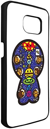 Samsung Galaxy S6 Edge Case Bape TPU Protector Phone Case, Bape Logo Galaxy S6 Edge Case for Guys, Personalized Design Snap on Case Cover