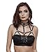 BODY CAGE Women Body Harness Bra Hollow Out Cage Carnival Photography Clubwear Adjustable Punk Goth Black
