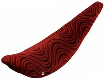 red bicycle saddle