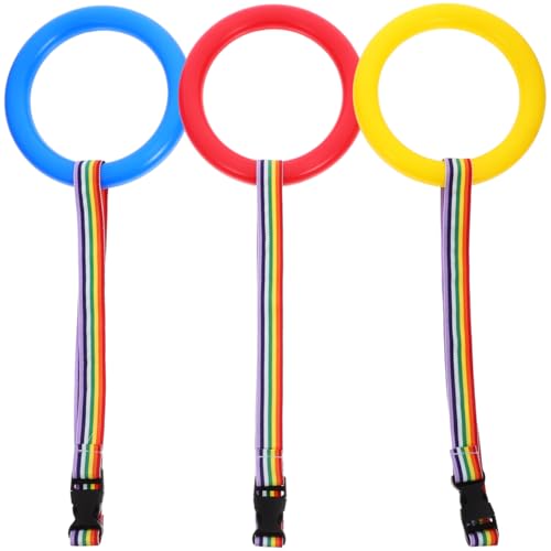 3Pcs Toddler Walking Safety Ropes with Handles for Kindergarten and Preschool Bright Colors Leash for Outdoor Activities