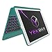 YEKBEE iPad Keyboard Case for iPad 2018 (6th Gen) - iPad 2017 (5th Gen) - iPad Pro 9.7 - iPad Air 2 & 1 - Thin & Light - 360 Rotatable - Wireless/BT - Backlit 10 Color - iPad Case with Keyboard