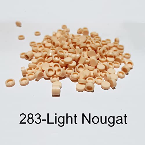 1x1 Round Tile 100 Pieces, 98138 Bricks Compatible with Major Brand