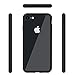 iPhone 7 Case, Willnorn [Weeky] Protective Slim Cellphone Case with Ultra Thin Clear Acrylic Back Cover, Polychromatic Bumper for iPhone 7 (Black)