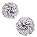 REECHO Women's Thick 2PCS Hair Scrunchies Made of Hair, No Color, Size No Size