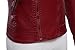 Tanming Women's Faux Leather Collar Moto Biker Short Coat Jacket (Large, W-Red6)