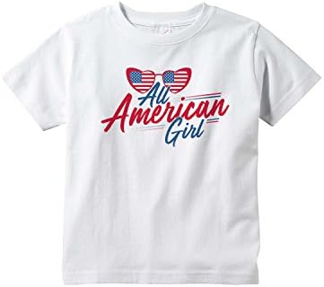 Panoware Toddler Girls 4th of July T-Shirt | All American Girl