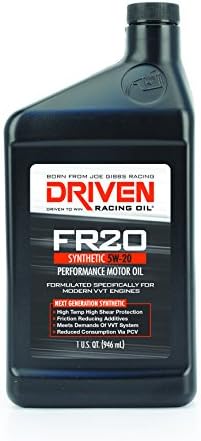 Driven FR20 5W-20 Synthetic Oil US QUART (0.946L)