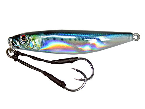 メタルジグ メタルアディクト01 30g/65mm LITTLE JACK (#01レーザーイワシ+リアルプリント)の商品画像