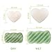 Konjac Sponges 100% Natural Facial & Body Sponge Set for Sensitive Skin, 4 Pack, Bamboo Charcoal/Green Tea/Lavender Essence Face Cleansing Exfoliation (2 Body+2 Facial) (3 pack)