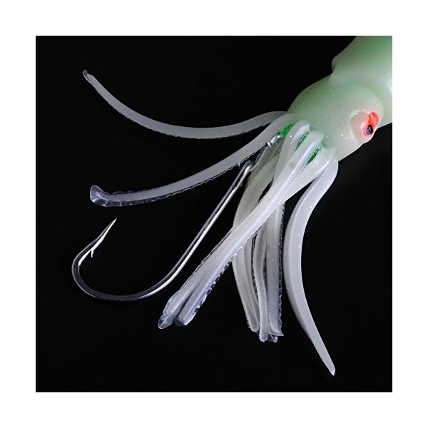 SALE-DrFish-Saltwater-Fishing-Lure-Trolling-Squid-Offshore-Bait-Teaser-6-Built-in-LED-Light-Mahi-Tuna-Sails-Wahoo-Marlin