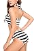 Avidlove Women Stripped Swimsuits High Waisted Swimswear Push up Bikini Set