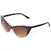 Super Cateyes Vintage Inspired Fashion Mod Chic High Pointed Cat-Eye Sunglasses (Brown)