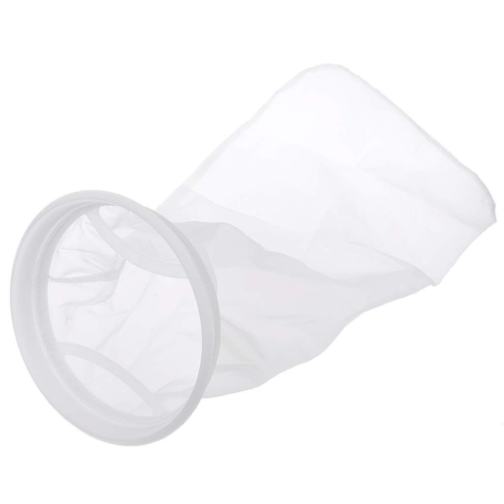 Buwei Nylon Mesh Filter Sock Bag Aquarium Marine Sump Fish Tank 200 Micron Replacement Bag