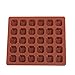 Hot Sale! AMA(TM) 26 Letters Silicone DIY Chocolate Mold Sugar Jelly Candy Ice Cube Mould Cake Cupcake Baking Mold (Coffee)
