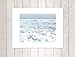 Blue Beach Art, Ocean Waves Coastal Decor, Seascape Wall Art, California Beach House Pictures - 8x10 Matted Photographic Print (not framed), 'Fresh Surf'