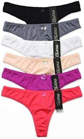 WHITE APPAREL Ladies Thong Panties Various Styles (Pack of 12)