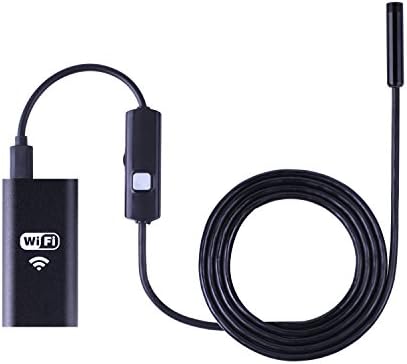 Fastle WIFI Wireless Endoscope 8.0mm Diameter Inspection Borescope 2.0 Megapixels HD 6 Led for Phone and Computer (3.5M Cabel)