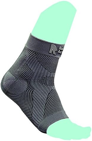 Rally Active Braces and Supports Knitted Ankle Support and Brace with Silicone Gel Stabilizer (Medium)