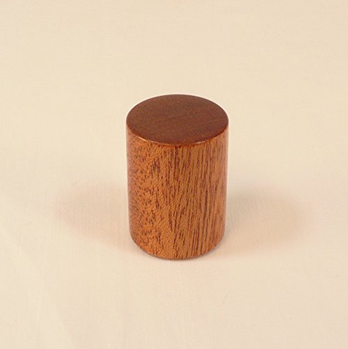 Lamp Finial, Mahogany, Drum Pattern 2