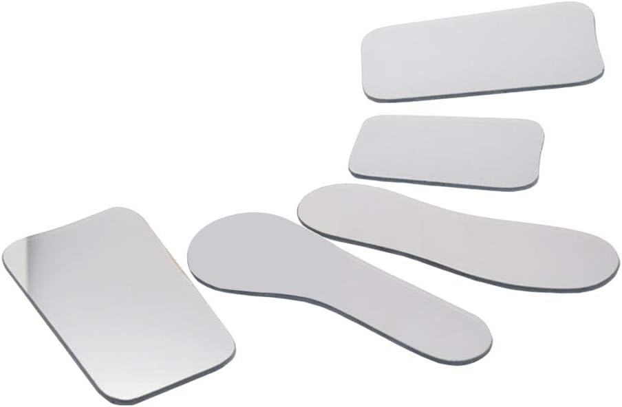 12 pz/scatola Dentale In Acciaio Inox Bocca Specchio Testa Odontoscopio 12 pz/scatola Dentale In Acciaio Inox Bocca Specchio Testa Odontoscopio