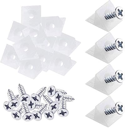 Esteopt 50Pcs Drawer Repair Kit - Drawer Supports Bottom Sagging Fix Mending