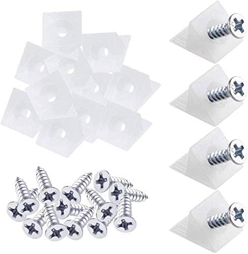 Esteopt 50Pcs Drawer Repair Kit - Drawer Supports Bottom Sagging Fix Mending