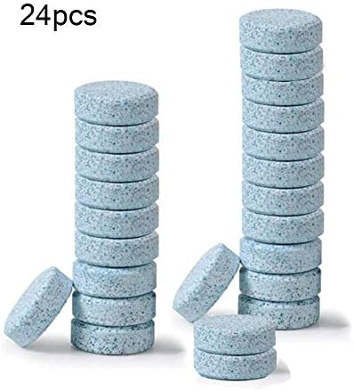 Liecho 2018 New Multifunctional Effervescent Spray Cleaner Car Auto Windshield Washer Fluids Glass Cleaner Tablets Detergent (24Pcs)