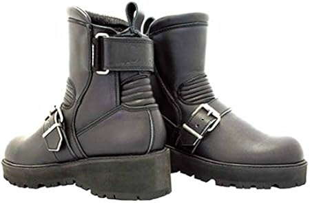 Amazon カドヤ Kadoya バイク用レザーブーツ レディース Black Ankle A 厚底仕様 ブラック 22 5cm No 4316 車 バイク 車 バイク