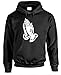 PRAYER HANDS jesus christ christian god - Mens Pullover Hoodie