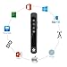 AMERTEER Wireless Presenter Remote – Presentation Clicker with 2.4GHz RF Hyperlink & Volume Control, Built-in Rechargeable Battery, Compatible with Keynote, PowerPoint, Mac, PC, and Laptops