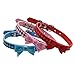 Pet Collars,Haoricu Leather Collars Chain Puppy Choker Cat Necklace for Pets (S, Pink)