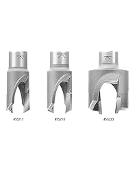 Amana Herramienta 55222 con punta de carburo Plug Cuchilla para Drill Press 1 2 D x 1 2 CH X 1 2 inch SHK