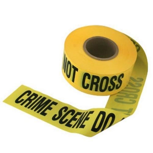 Crime Scene Tape Do Not Cross Police Cop FBI CIA CSI Firefighter New