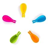 Astra shop Adorable Tea Bag Holder and Resting Caddy Set of 5, Assorted Color