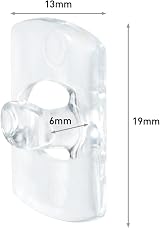Command Outdoor Decorating Clips 17026H-AW Mini Clear Hooks 20pk + 24 Strips view 3
