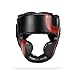 Sanabul Core Series Boxing MMA Kickboxing Head Gear (Black/Red, L/XL)