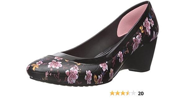 Crocs Women's Lina Graphic W Wedge Pump 
